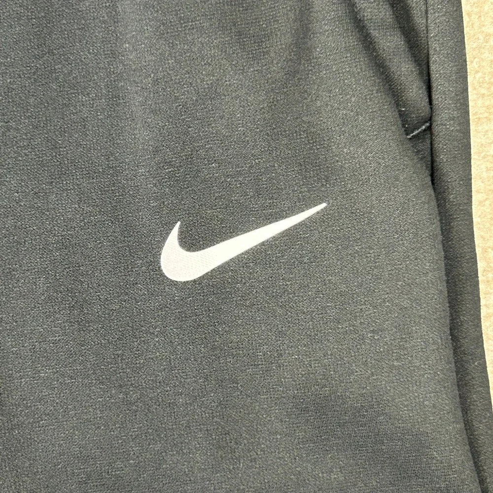 Nike Therma-Fit Sweatpants Mens S Black Fleece Lined Elastic Waist Performance